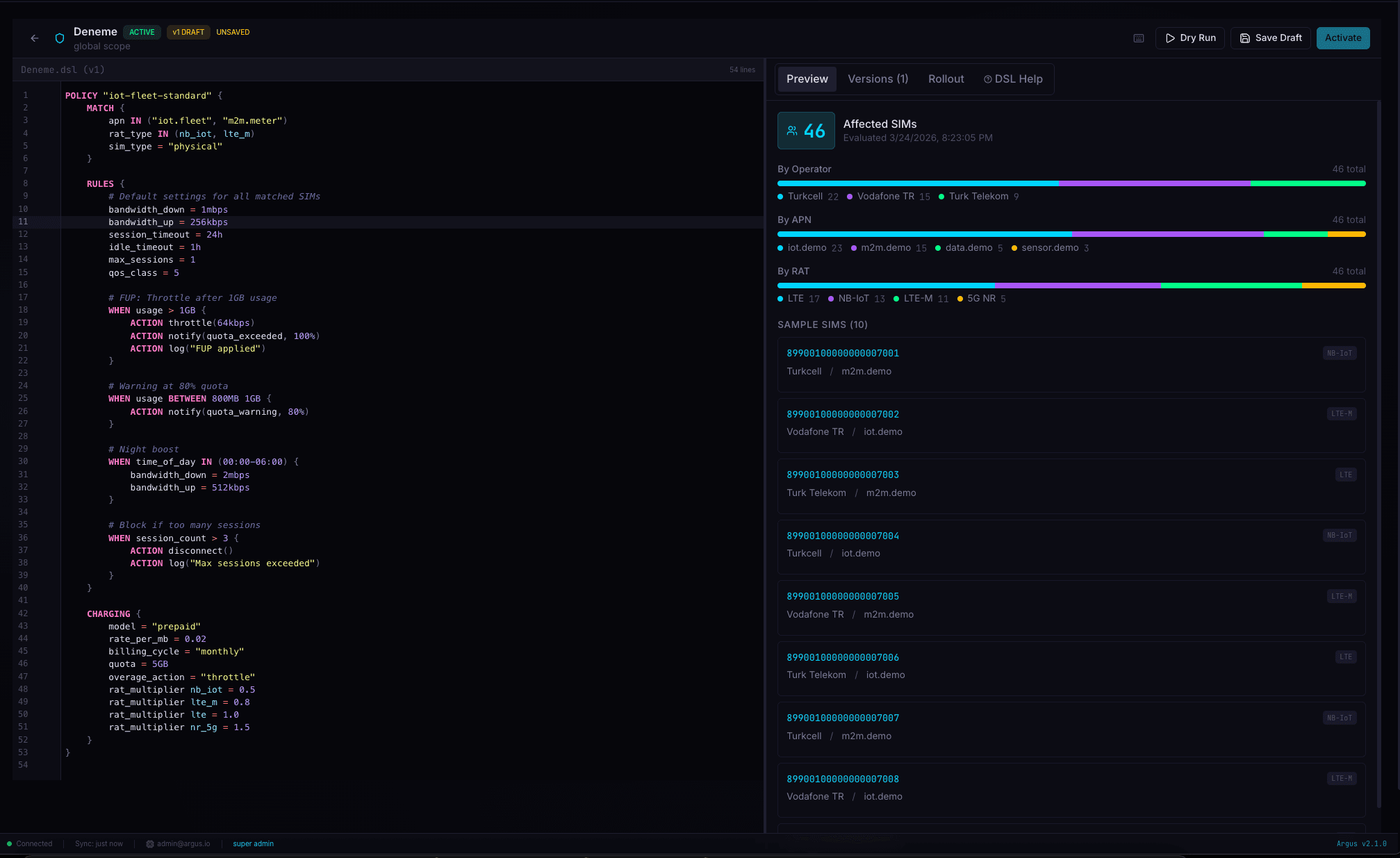 ARGUS screenshot 3